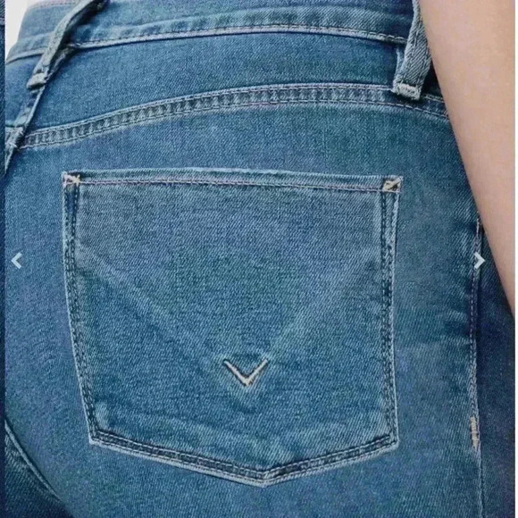 Hudson Barbara Med Wash Highrise Super Skinny Raw Hem Stretch Ankle Jean Size 30 - Picture 2 of 16